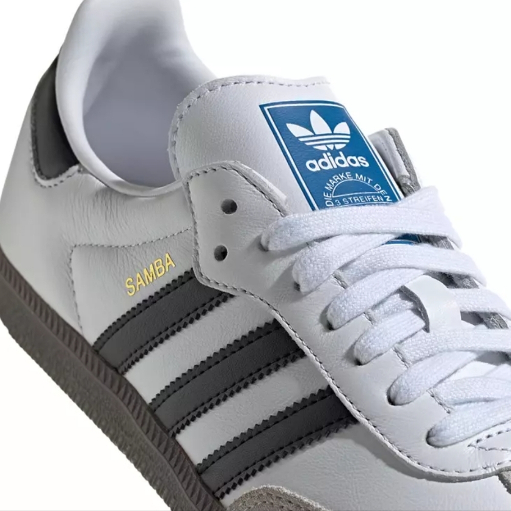 Adidas Samba White and Black Men's & Womens Shoes 13